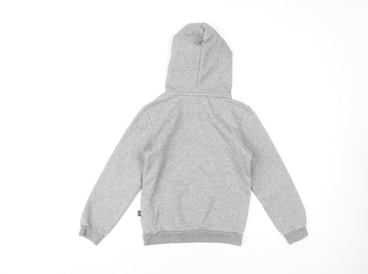 Puma Boys Grey Hoodie, 7-8 Years, Pullover, Hooded