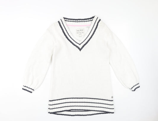 Jack Wills Women's White Pullover Jumper Size 6