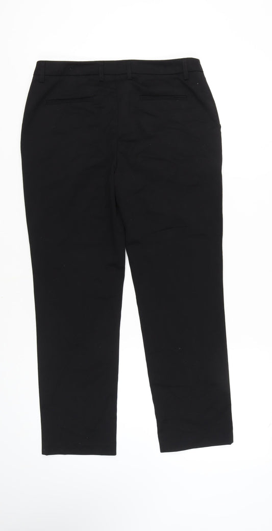 harvé benard Women's Black Straight Trousers Size 6
