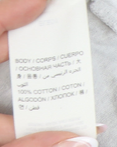 SuperDry Women's Grey Basic T-Shirt L