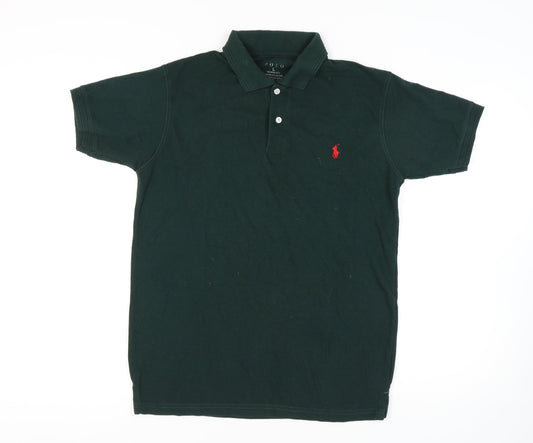 Polo Men’s Green Short Sleeve Cotton Polo L