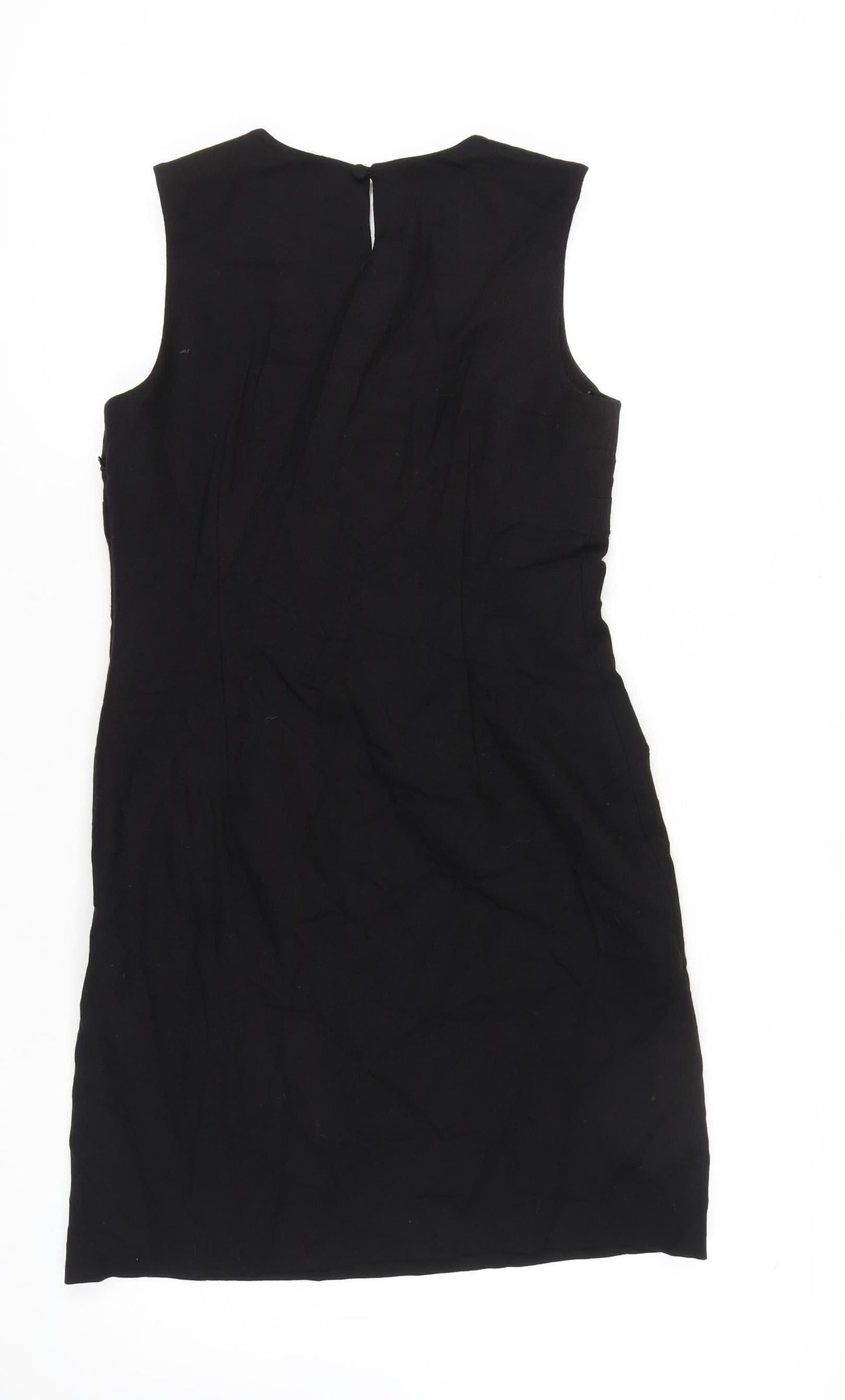 Boden Limited Edition Black Embellished Sheath Dress Size 8