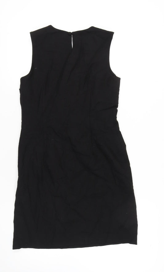 Boden Limited Edition Black Embellished Sheath Dress Size 8