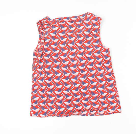 Womens UK Size 10 White Stuff Multicoloured Cotton Blend Tank