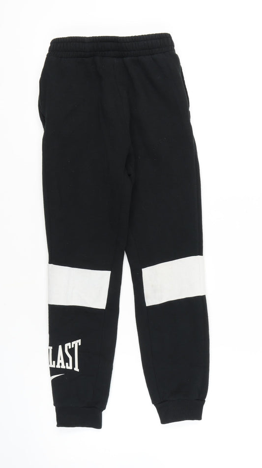 Everlast Boys Black Jogger Trousers - Size 9-10 Years