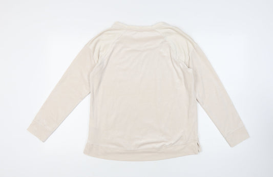 Carole Hochman Women’s Beige Long Sleeve Nightshirt S