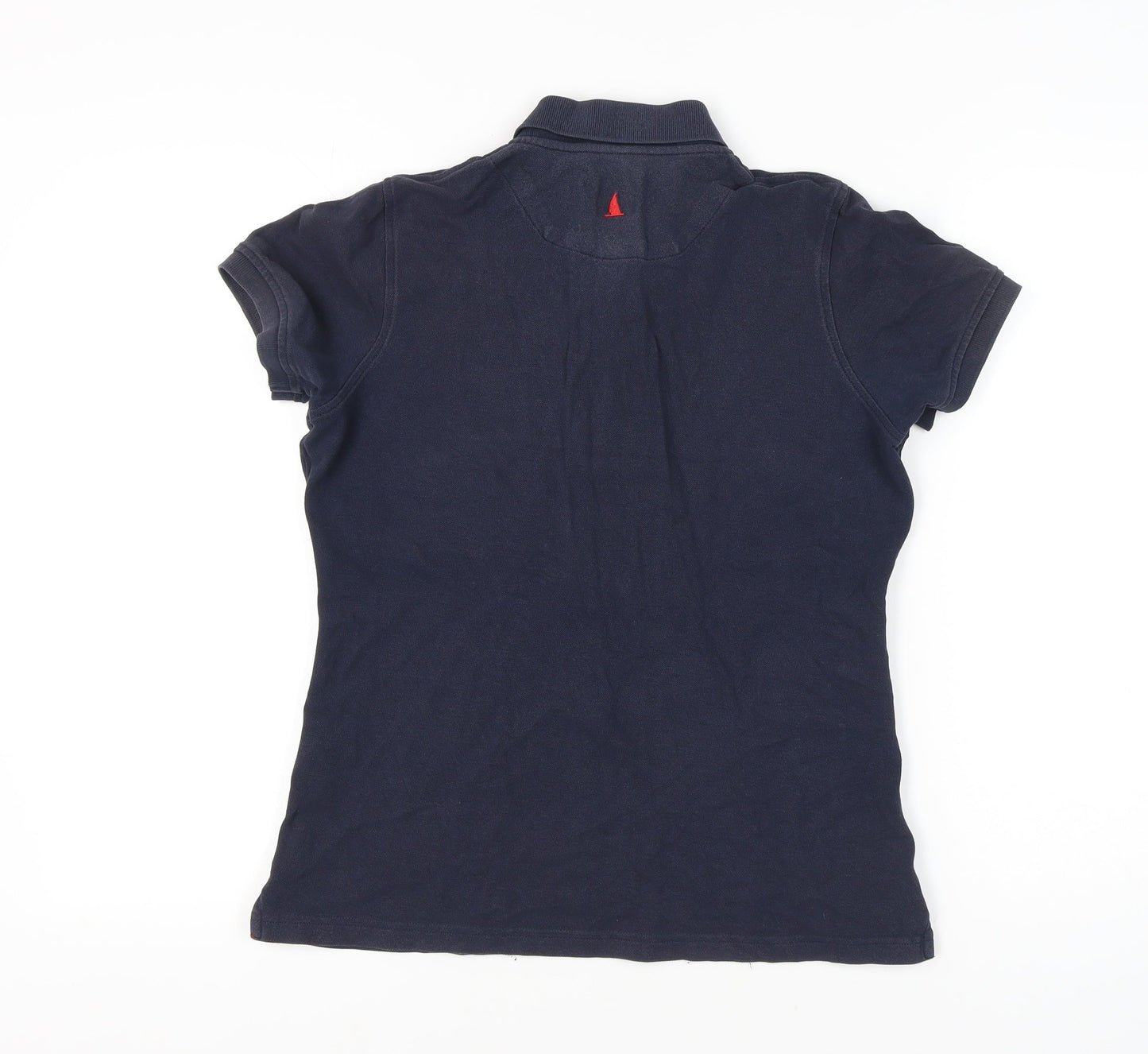Musto Women's Blue Polo Shirt - Size 14, Cotton
