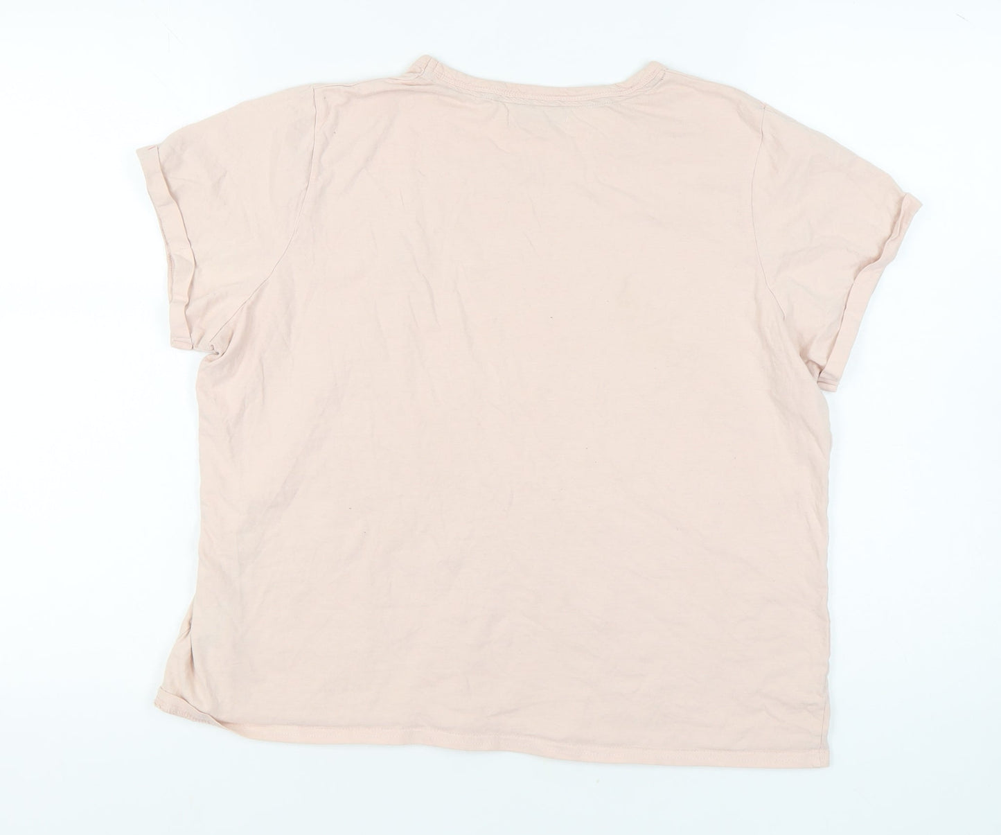 U.S. Polo Assn. Women's Beige XL Basic T-Shirt