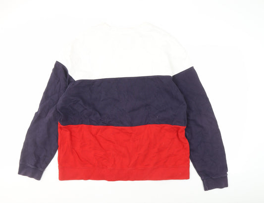 American Eagle Men’s Multicoloured Pullover Sweatshirt L