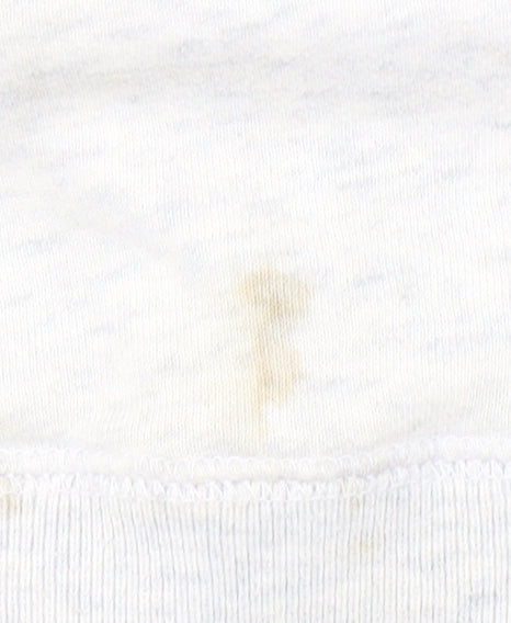 Hollister Men's White Crew Neck Pullover Sweatshirt M