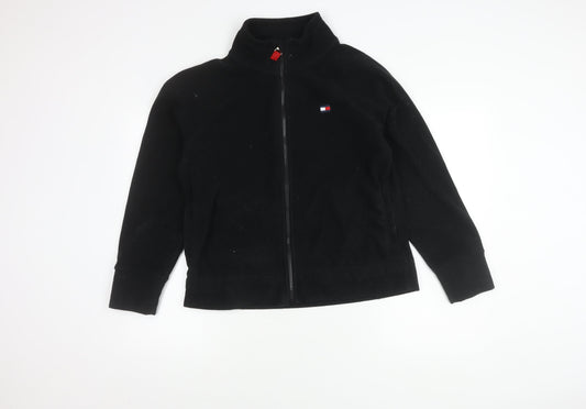 Tommy Hilfiger Women's Black Fleece Jacket M