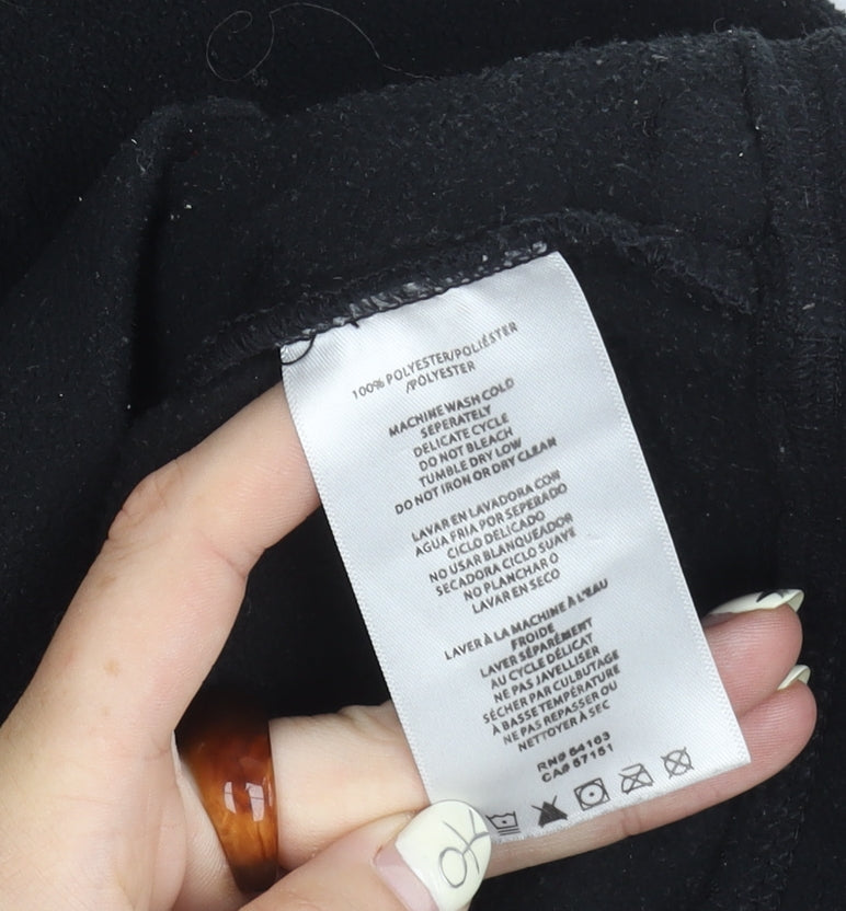 Tommy Hilfiger Women's Black Fleece Jacket M