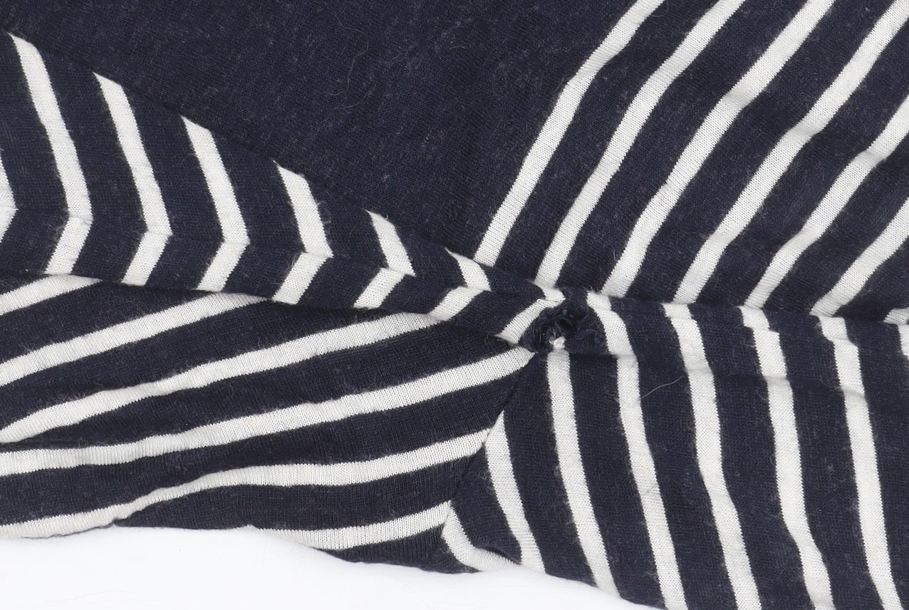 Fat Face Women's Blue Striped Top Size 12