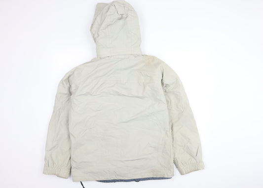 Lowe Alpine Women's Ivory Hooded Nylon Jacket Size M