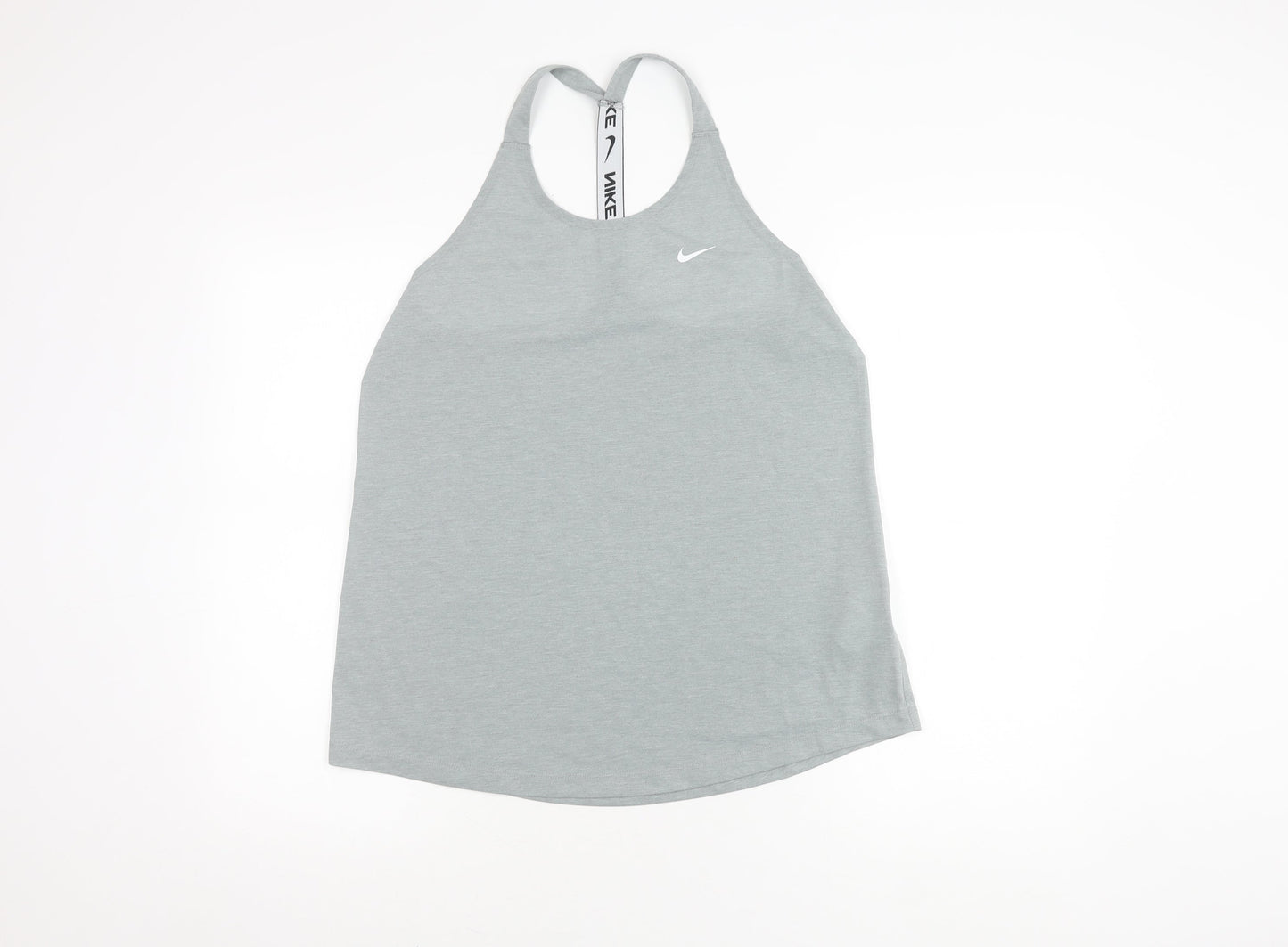 Nike Women's Grey Tank Top for Gym & Yoga - Size L