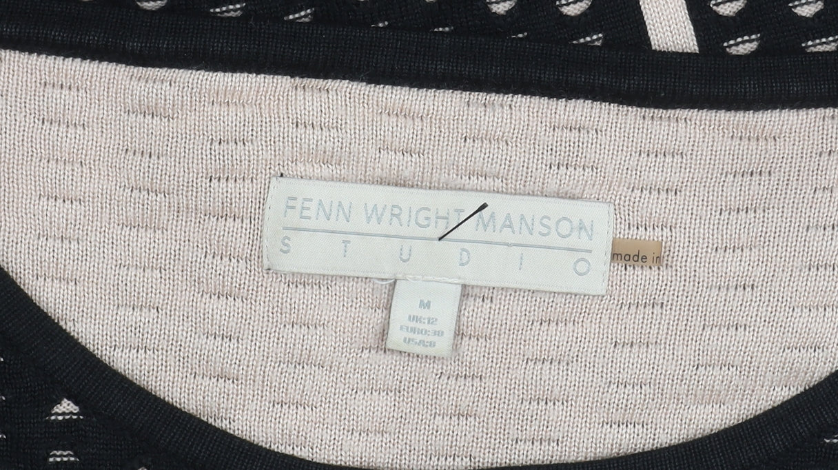 Fenn Wright Manson Women's Black Knit Dress M