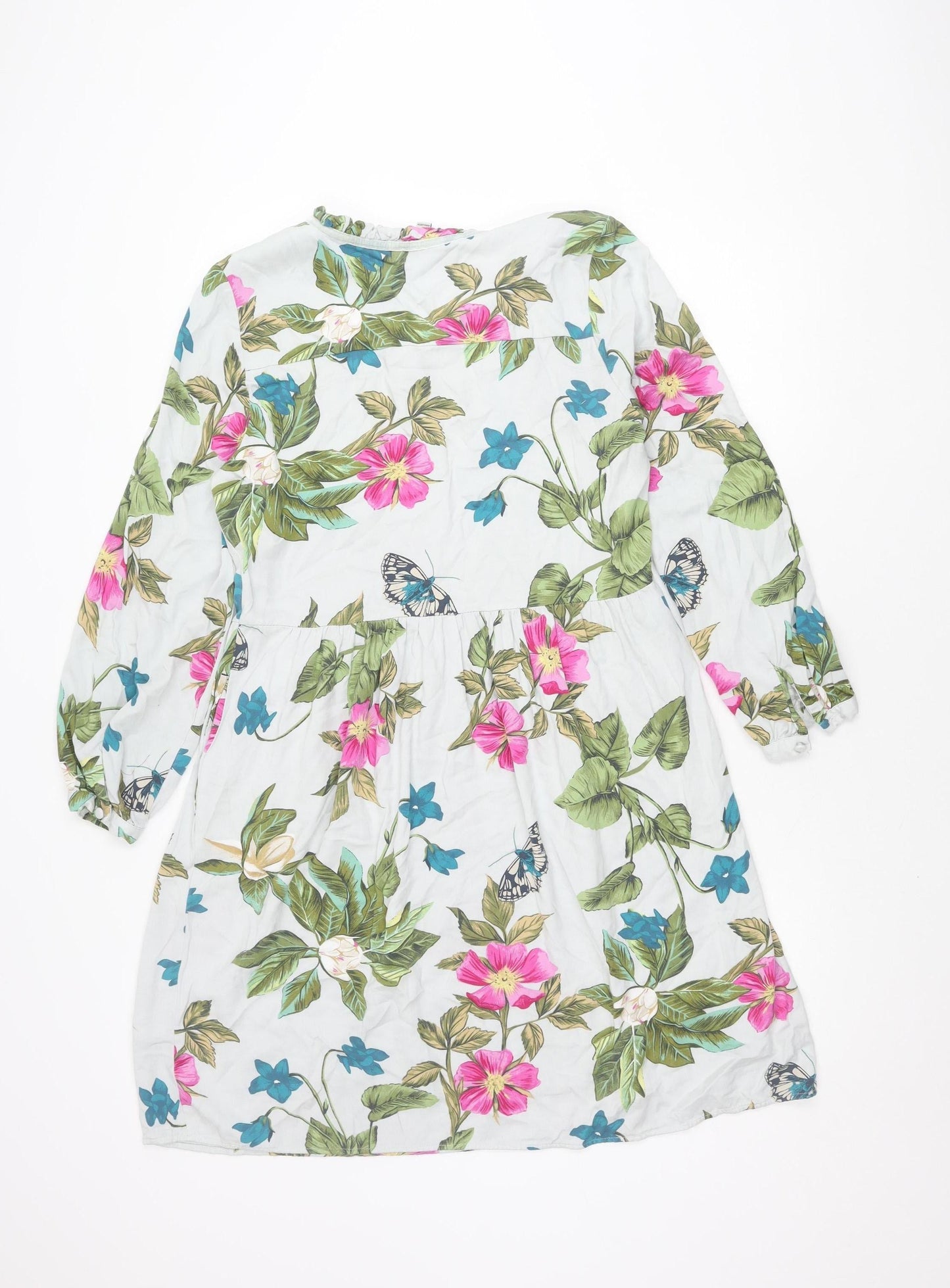 Joules Women's Multicoloured Floral Dress Size 12