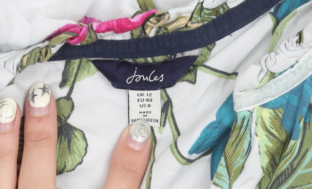 Joules Women's Multicoloured Floral Dress Size 12