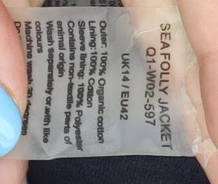 Seasalt Women's Red Hooded Jacket UK Size 14