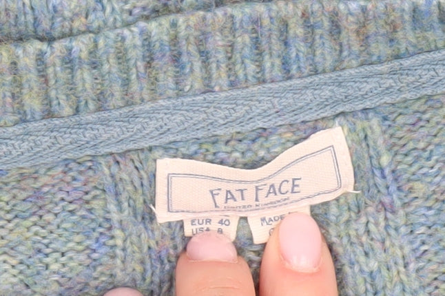 Fat Face Women's Blue Pullover Jumper, Size 12