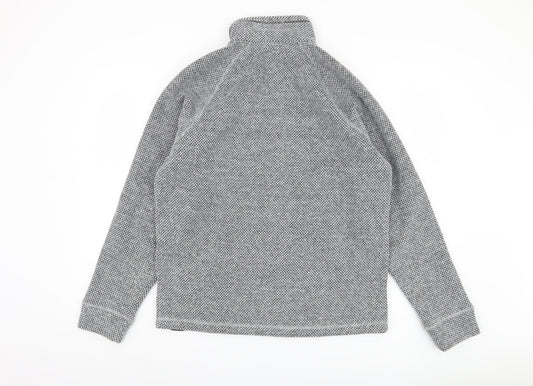 Craghoppers Men’s Grey Geometric 1/4 Zip Sweatshirt M