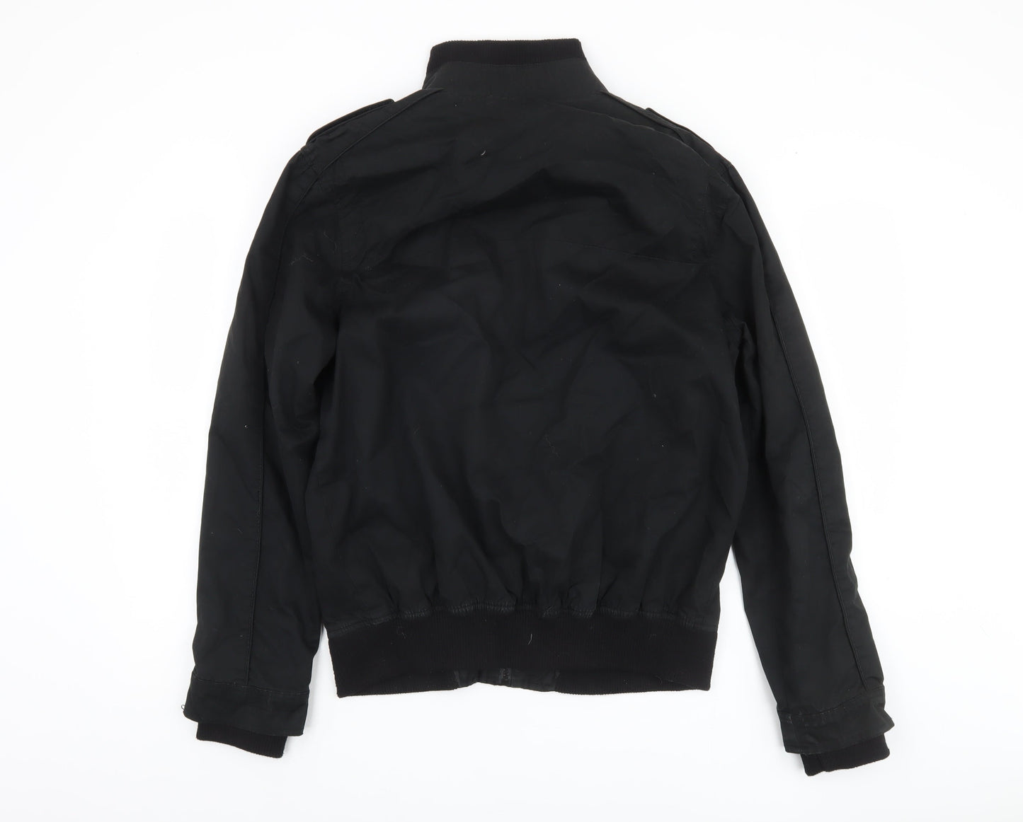 Lee Cooper Men's Black Mid-Length Casual Jacket M