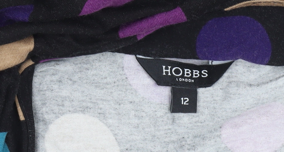 Hobbs Women's Black Polka Dot Dress Size 12