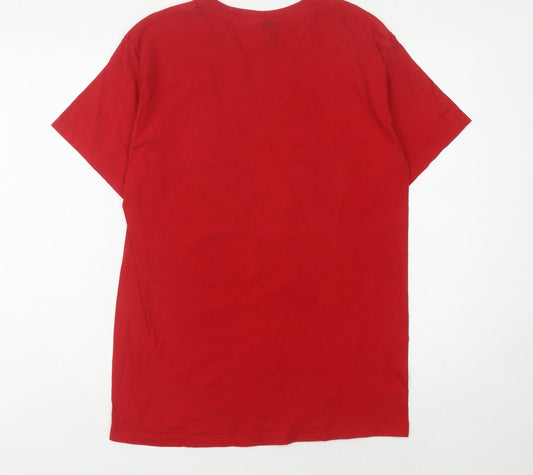 M&O Gold Men's Red USA Graphic T-Shirt Size M