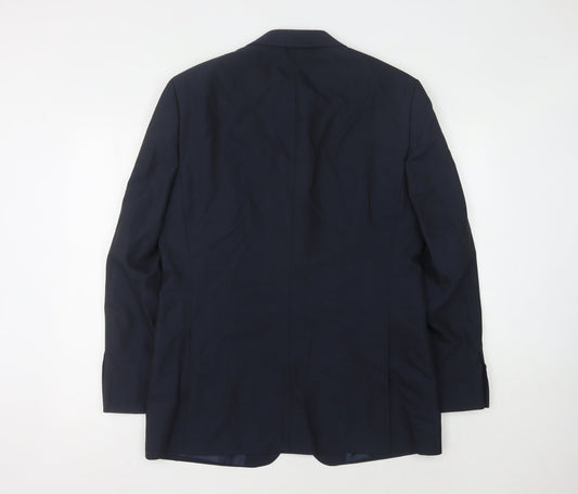 French Connection Men's Blue Blazer, 38, Formal Wool Jacket