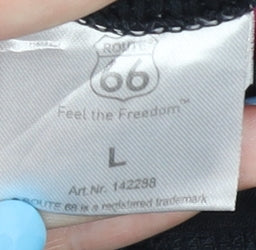 Route 66 Women's Black Pink Running T-Shirt L