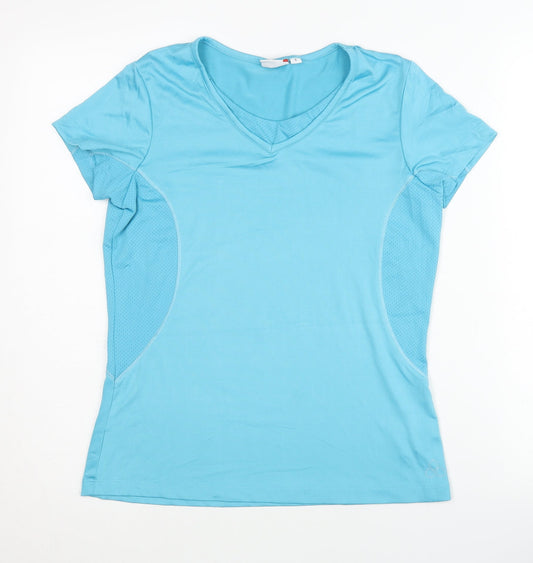 NKD Women's Blue Gym T-Shirt, Size S - Breathable & Comfy