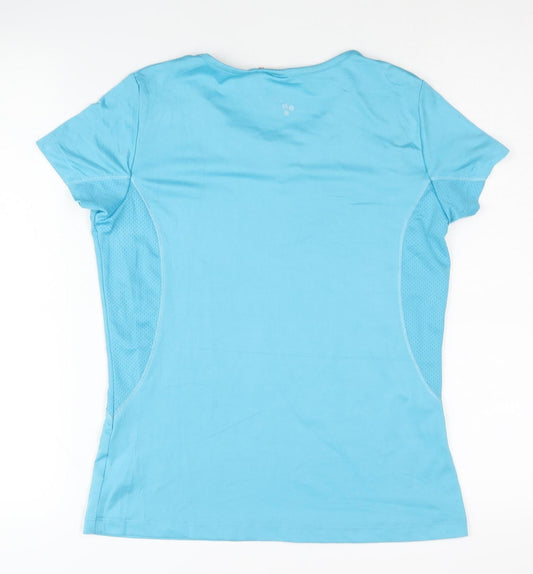 NKD Women's Blue Gym T-Shirt, Size S - Breathable & Comfy