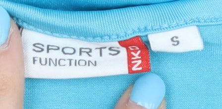 NKD Women's Blue Gym T-Shirt, Size S - Breathable & Comfy