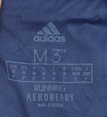 Close-up detail of Adidas Women's Multicoloured Running Shorts M
