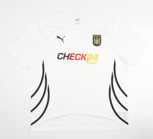 Puma Deutschland Adults XXL White Football Shirt