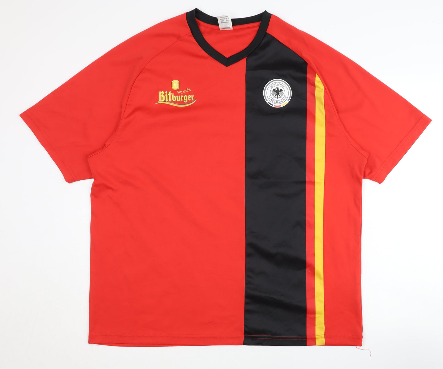 DFB Signed Red Home Football Shirt - Adults L/XL, Short Sleeve