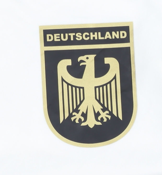 Puma Men's White Deutschland Football Shirt - Size L