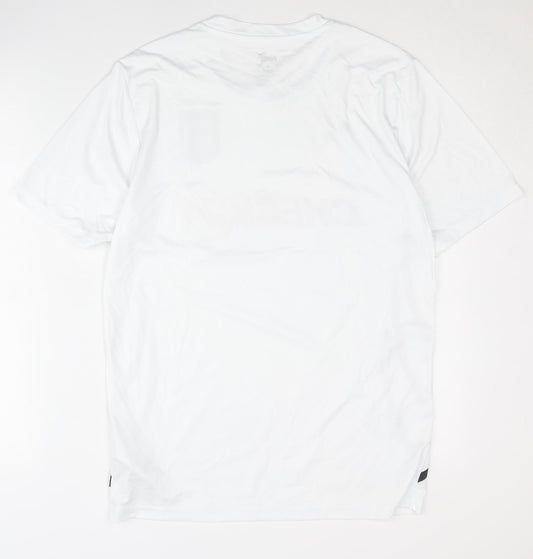 Puma Deutschland Home Shirt White Medium Adults Short Sleeves