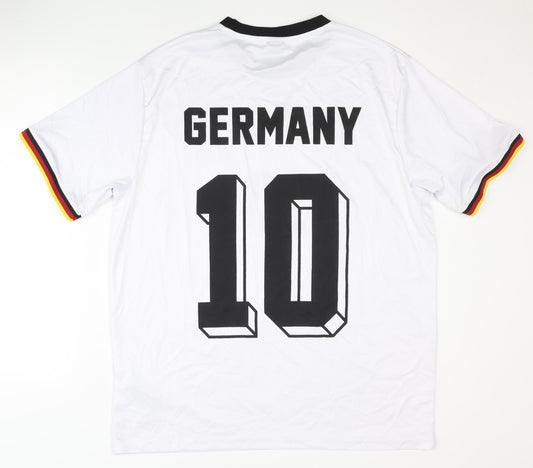 FSBN Team Germany Home Football Shirt XL White - Adults