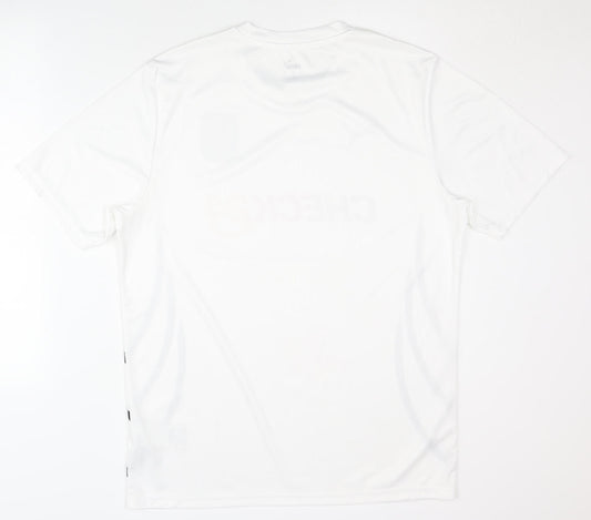 Puma Deutschland Home Shirt L, White, Adults, Short Sleeves