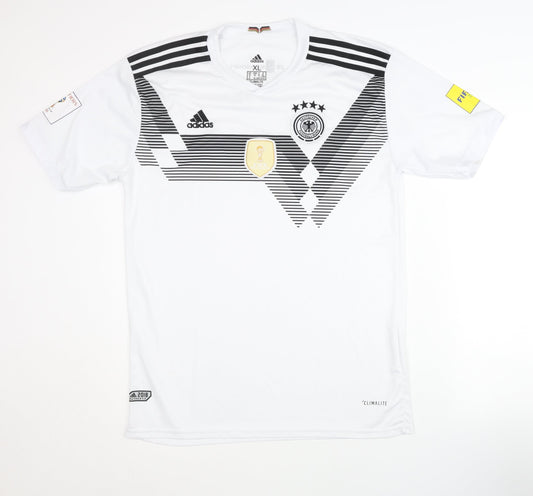 Adidas Germany Home Shirt XL White Short Sleeves Adult