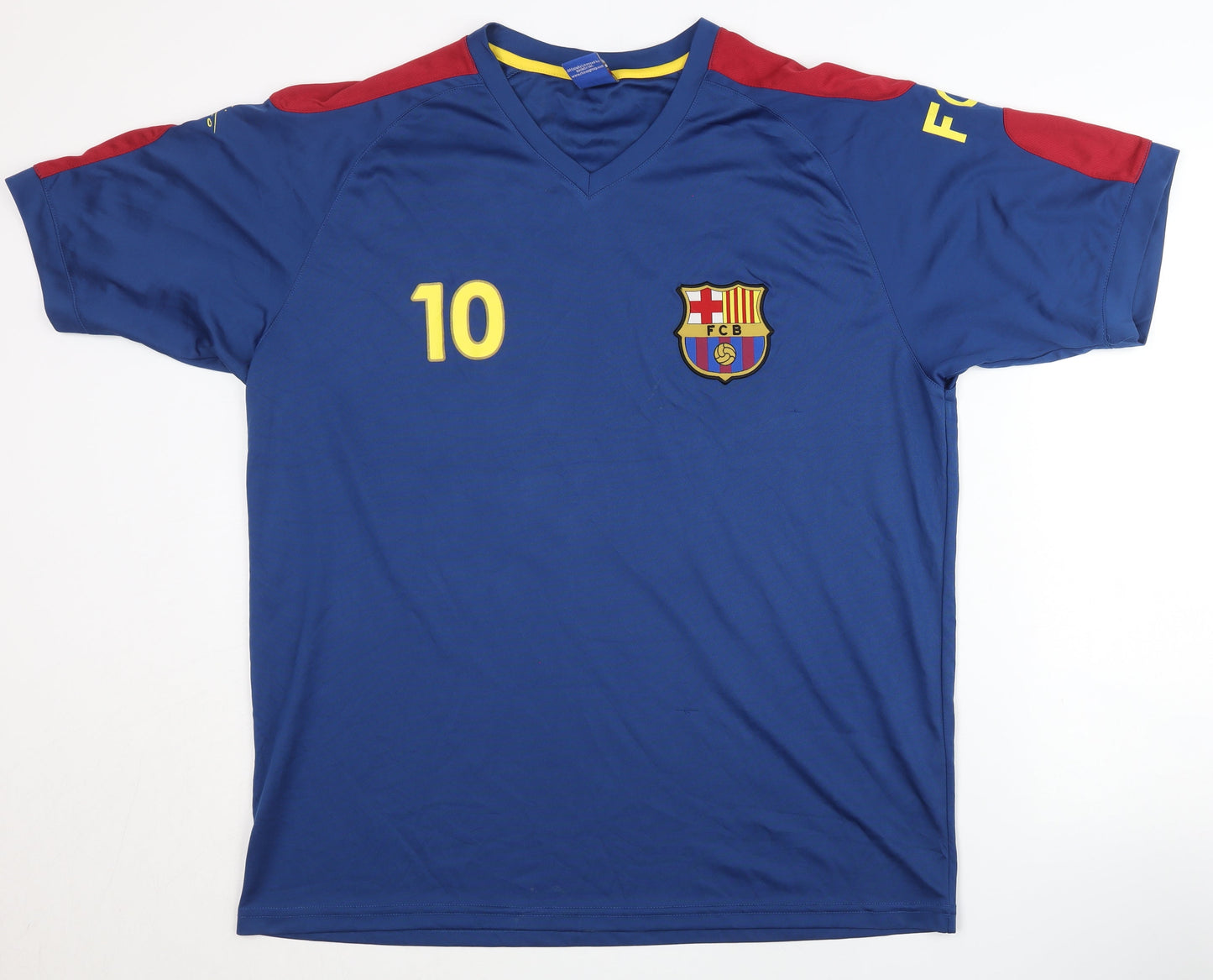 FCB Adult Blue XL Messi Home Shirt - Short Sleeves