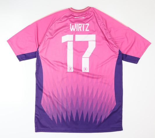 Adidas XXL Pink Goalkeepers Shirt - Adult Short Sleeve No. 17