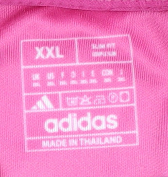 Adidas XXL Pink Goalkeepers Shirt - Adult Short Sleeve No. 17