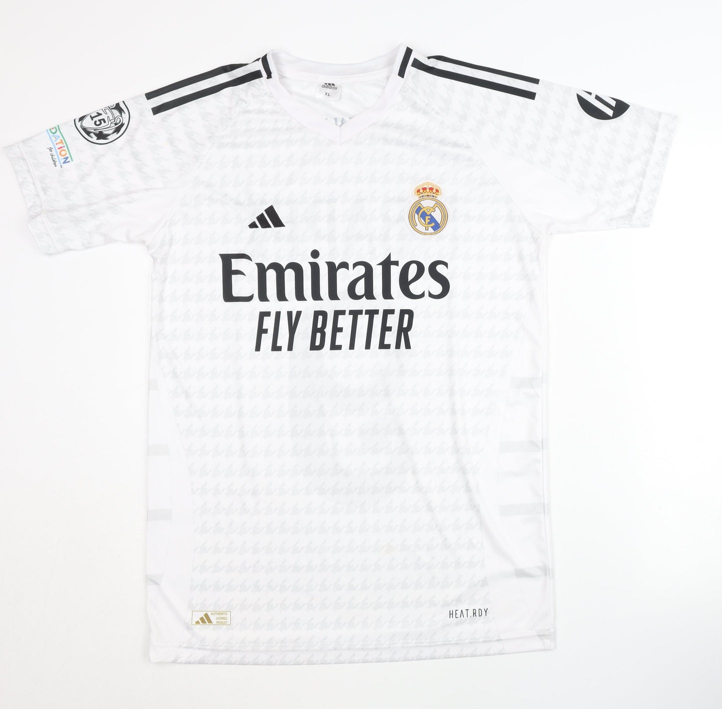 Adidas Real Madrid Home Shirt MBAPPE 9 XL Adults White