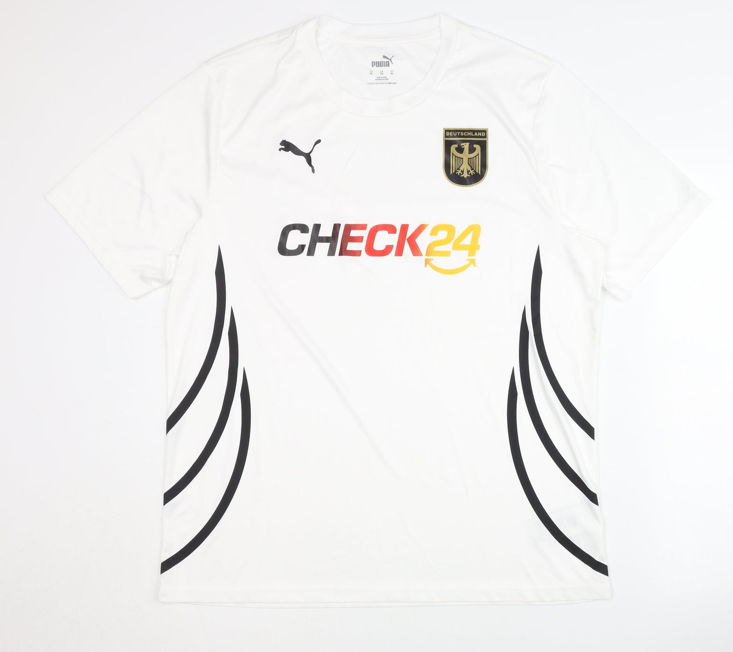 Puma XL Deutschland White Football Shirt - Training Kit, Adults