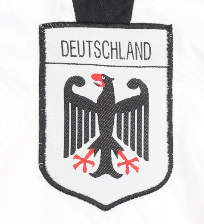 Deutschland Home Football Shirt White, Men's Size S