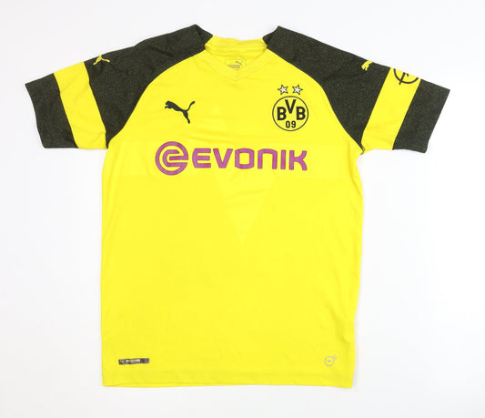 Puma Children's Yellow BVB Home Shirt 15-16 Years