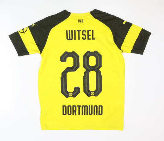 Puma Children's Yellow BVB Home Shirt 15-16 Years