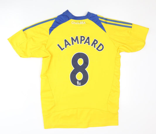 Adidas Men's Yellow Chelsea Away Shirt Lampard 8 Small